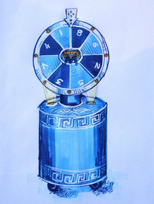 Greek motif Wheel Spinner